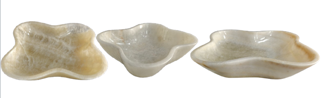 "Luxurious handcrafted Onyx Fruit Bowl with unique natural patterns, perfect for elegant home decor."