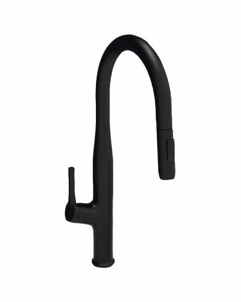Black Kitchen Faucet - Carysil - ALA 1512 - Black