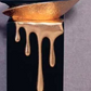 Handmade Wash Basin - Candle - Golden Black