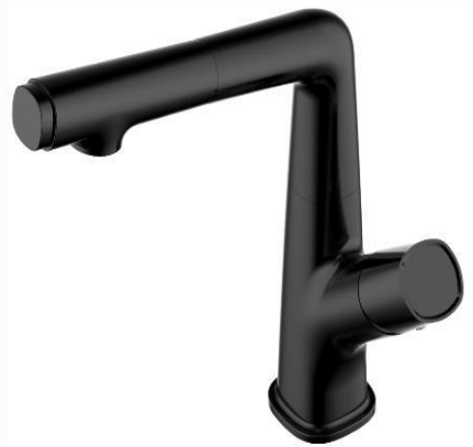 Black Kitchen Faucet - Carysil - ALA 01514