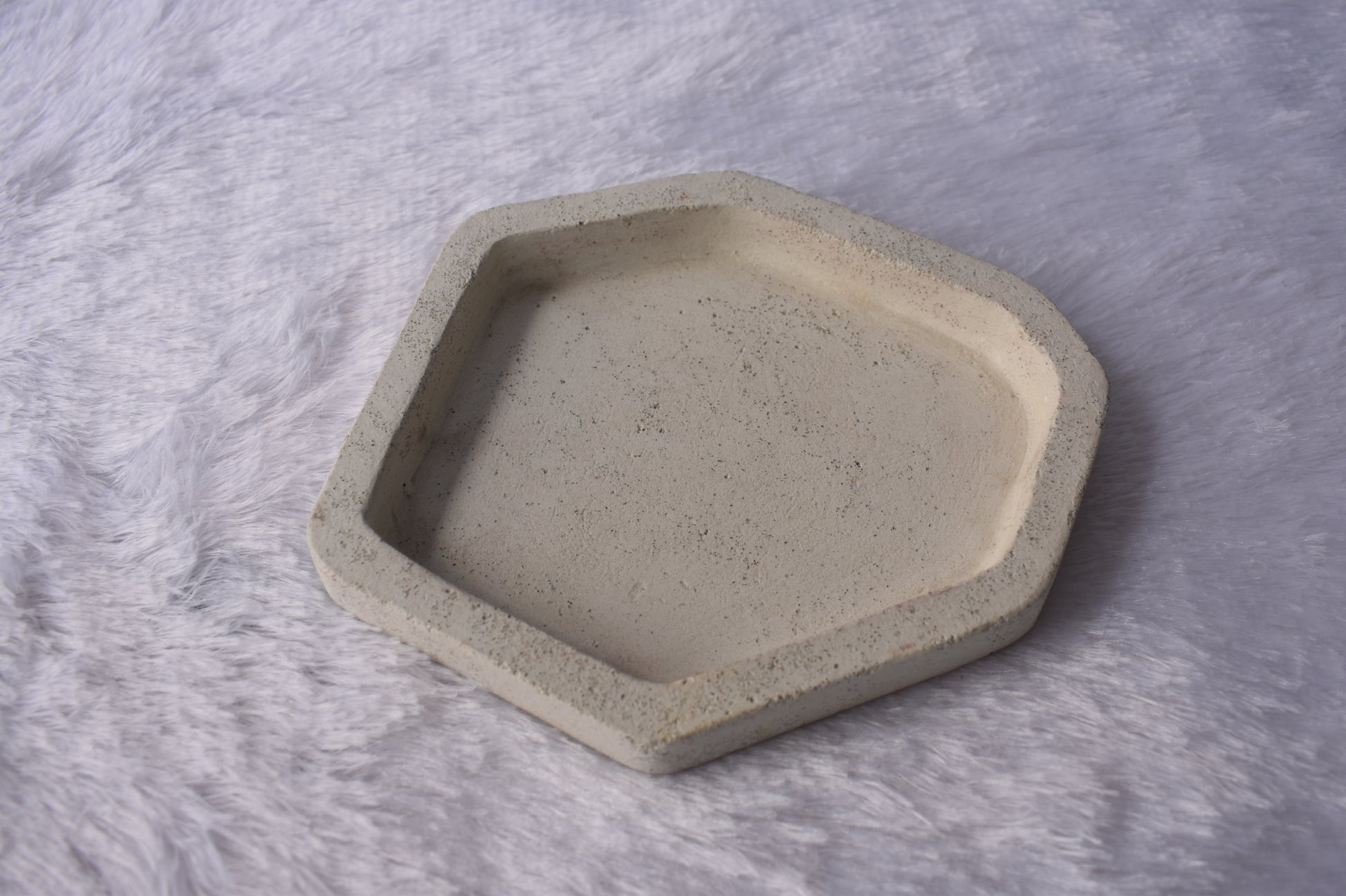 Concrete White Tray