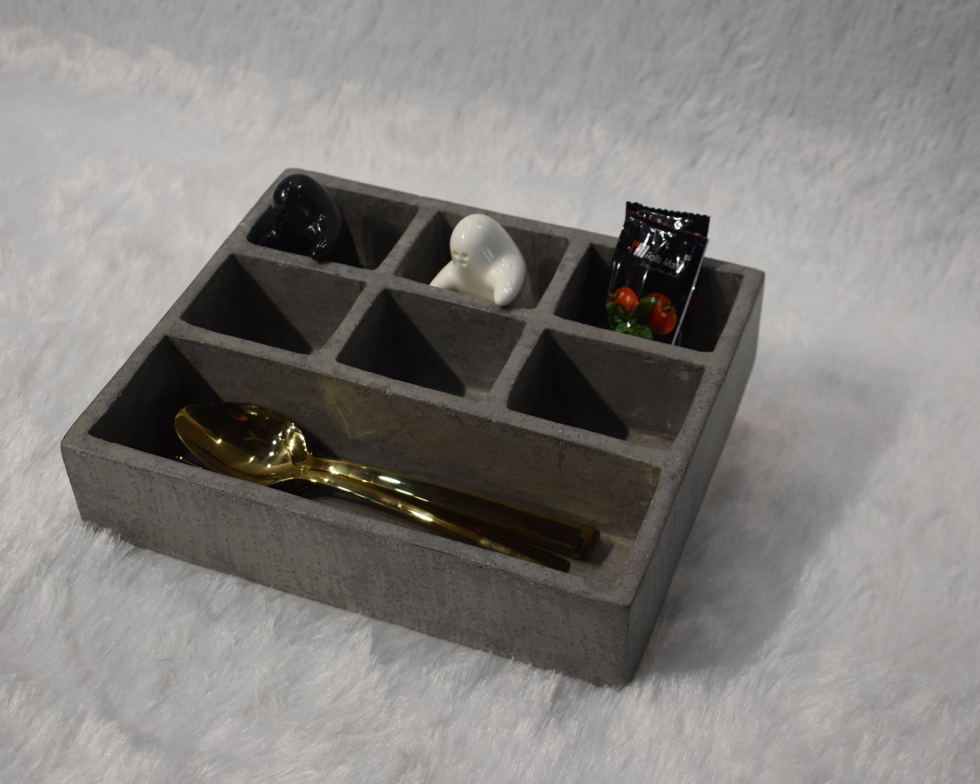 Concrete Kitchen Organizer
