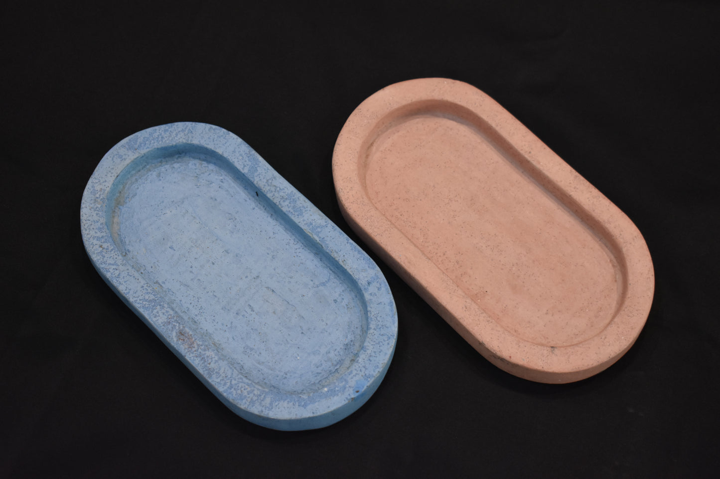Concrete Oval Tray ( Set of 2 )
