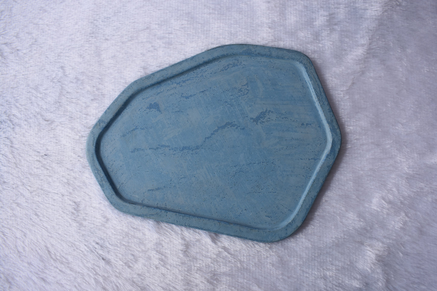 Concrete Polygonal Designer Tray ( Set Of 3 )