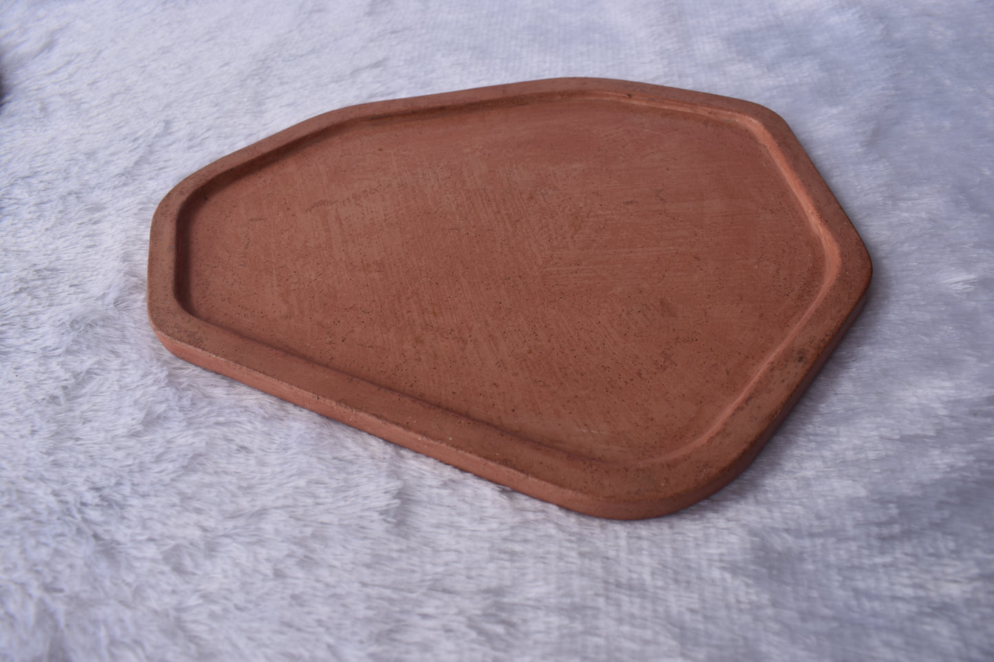 Concrete Polygonal Designer Tray ( Set Of 3 )