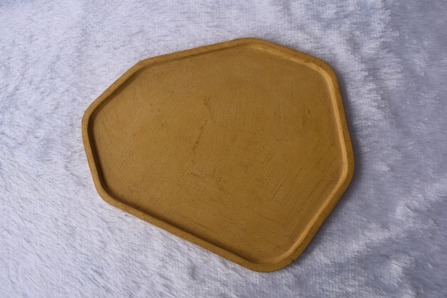 Concrete Polygonal Designer Tray ( Set Of 3 )