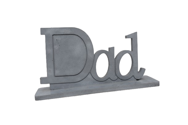 Concrete Dad Photo Frame