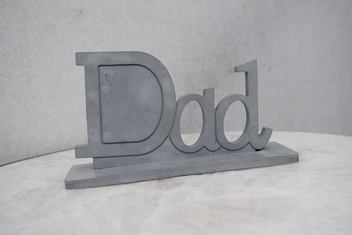 Concrete Dad Photo Frame