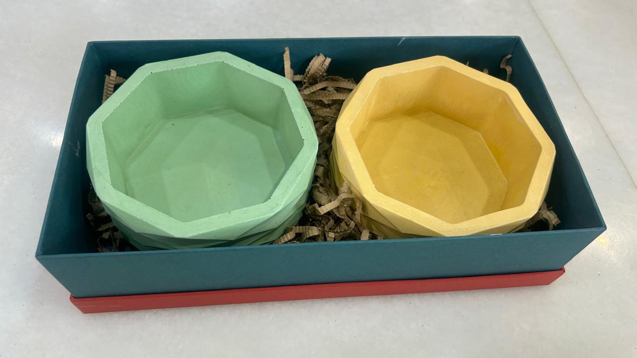 Diwali hampers concrete storage box
