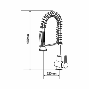 Carysil - Maximus  (Pull Out) - Kitchen Sink Faucets