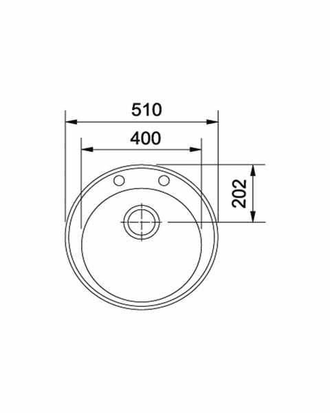 Kitchen Sink Franke - Rondel ROG 610 -41 - Fragranite