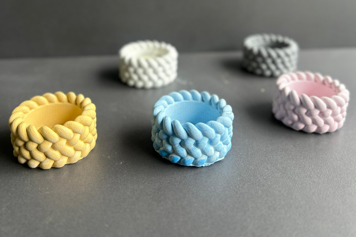 Braided Candle Holders