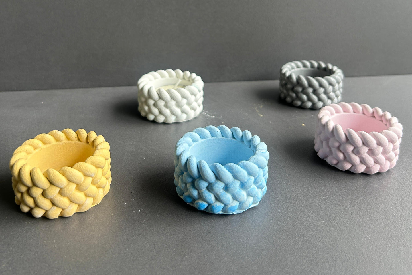 Braided Candle Holders