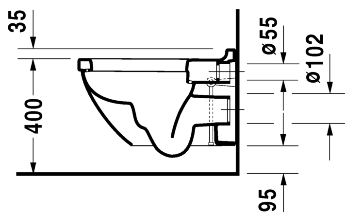 Duravit - Starck 3 - 2225090000 -  Wall Hung