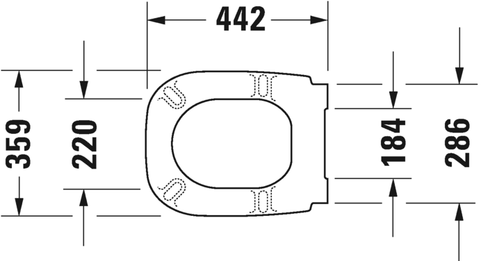 Duravit - D-Code - 25350900002 - Wall Hung WC