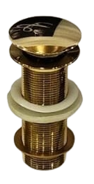 Waste Coupling - Ecm - Brass Gold - Full Thread