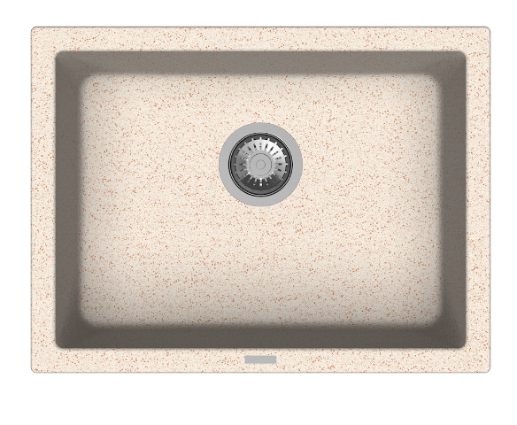 Carysil - kitchen Sink - Single Bowl - Big Bowl - Granite Metallic Sink