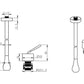 Ceiling Faucet ‘Lektemo’ - ECM-SML-SM - 4018 (Crome)