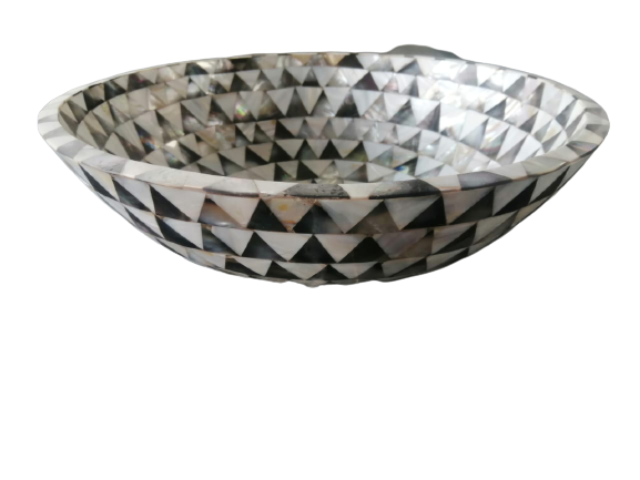 ECM - Round Designer - Mother Of Pearl Basin