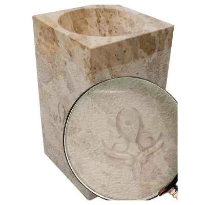 Stone Wash Basin - ECM - Tatoo Triton Big Beige