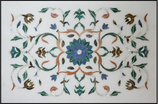 ECM - Traditional Royal Floral - Mother Of Pearl Top