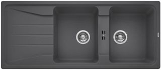 Double Bowl with Drain Board Sink