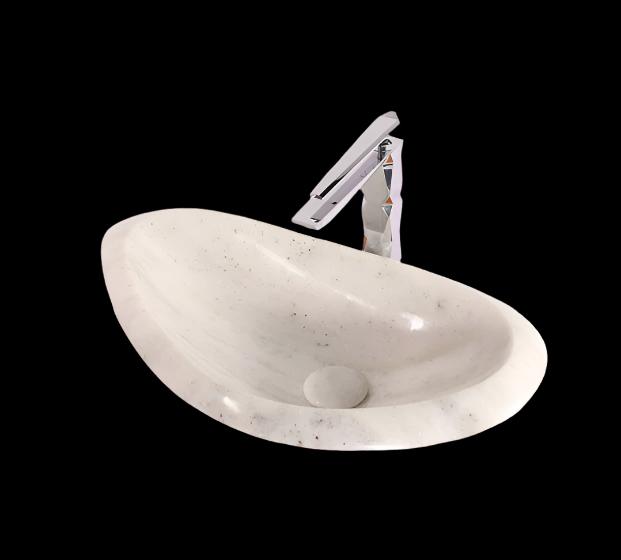 White Marble Stone Wash Basin