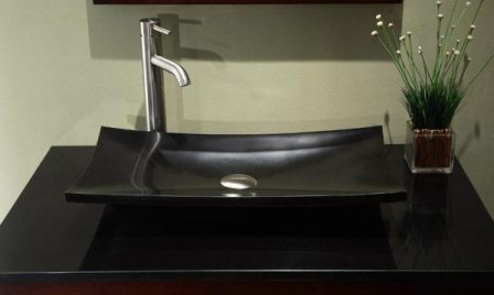 Stone Basin-Ecm - Absolute Black 137