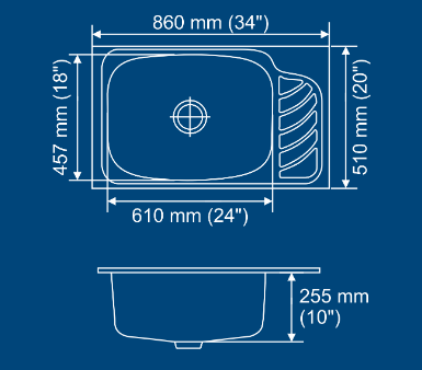 Nirali Ecm Kitchen Sink
