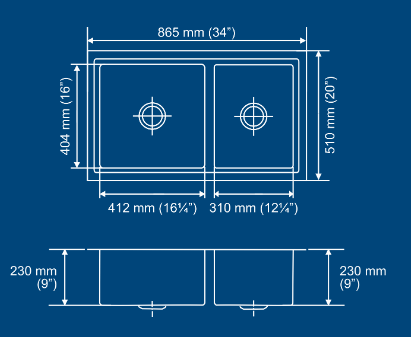 Nirali Double Bowl Sink