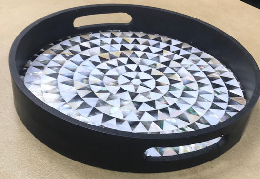 Mother of Pearl - Round Tray