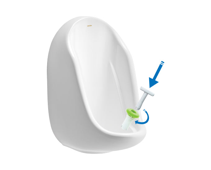 Cera - Capriana - S4020112W - Waterless Urinals