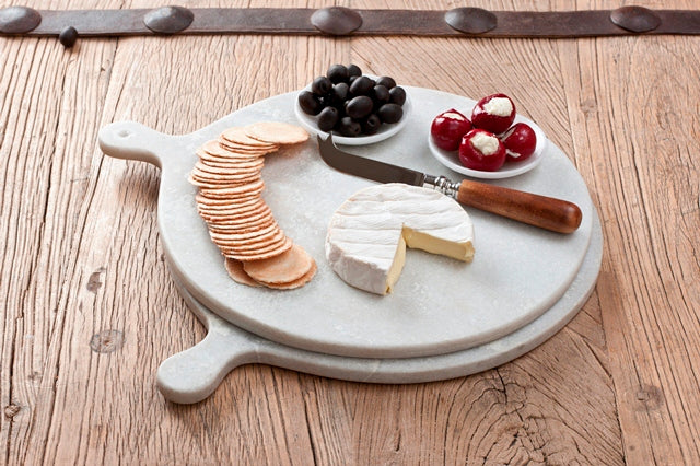 Round Marble Serving Platter