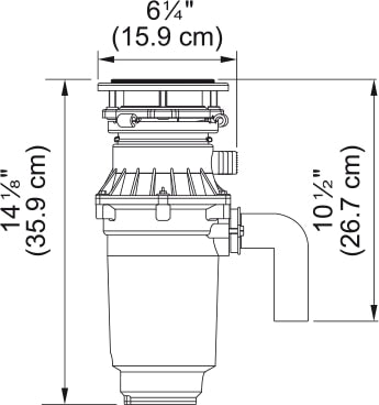 Franke - TE - 75S - 134.0547.814 - SLIM LINE Food Waste Disposer