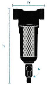 Kristall Klar Strainer with SS 304 Mesh