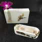 Diwali Gift Set – Concrete Candle Holder and Clock with Glass Tube