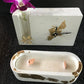 Diwali Gift Set – Concrete Candle Holder and Clock with Glass Tube