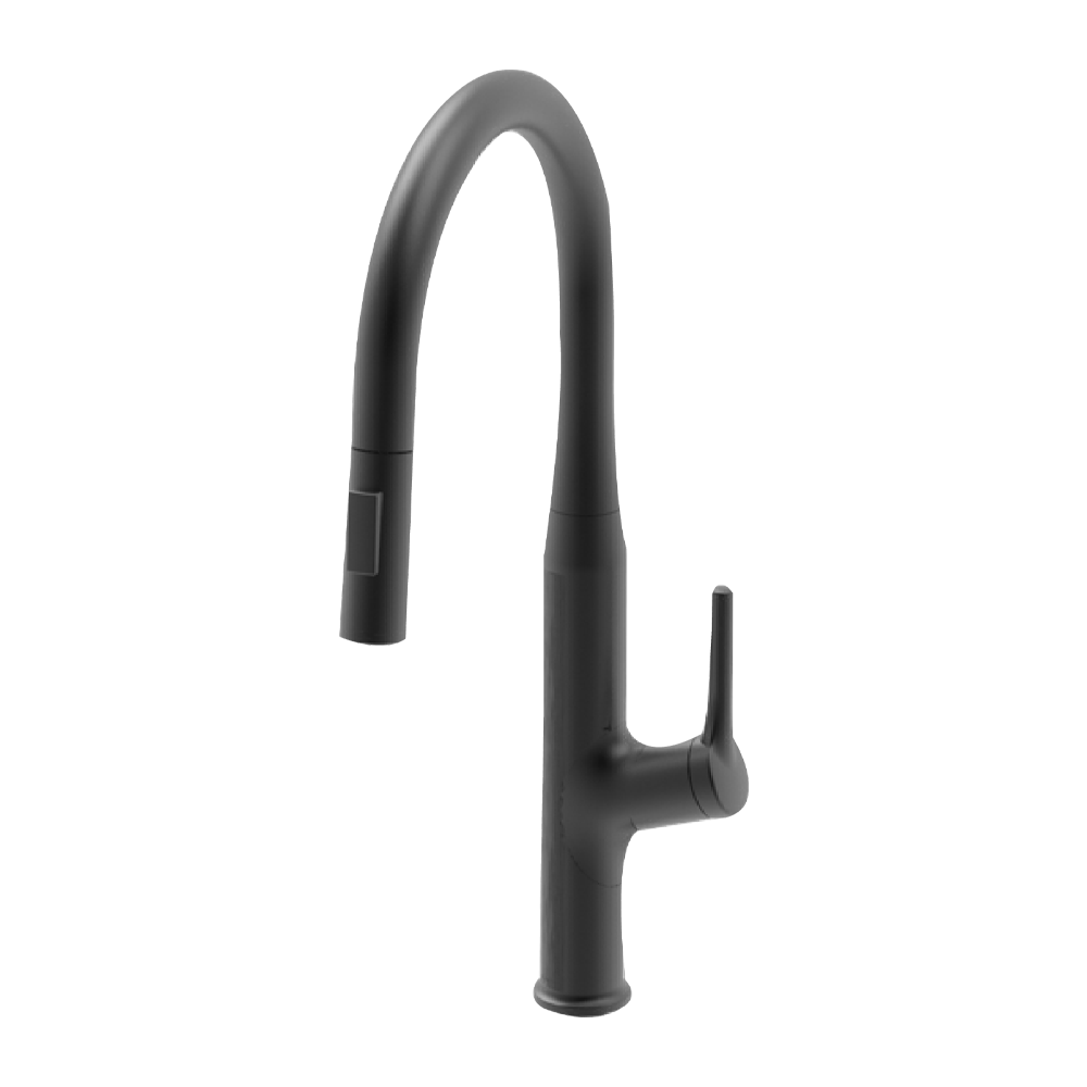 Black Kitchen Faucet - Carysil - ALA 1512 - Black