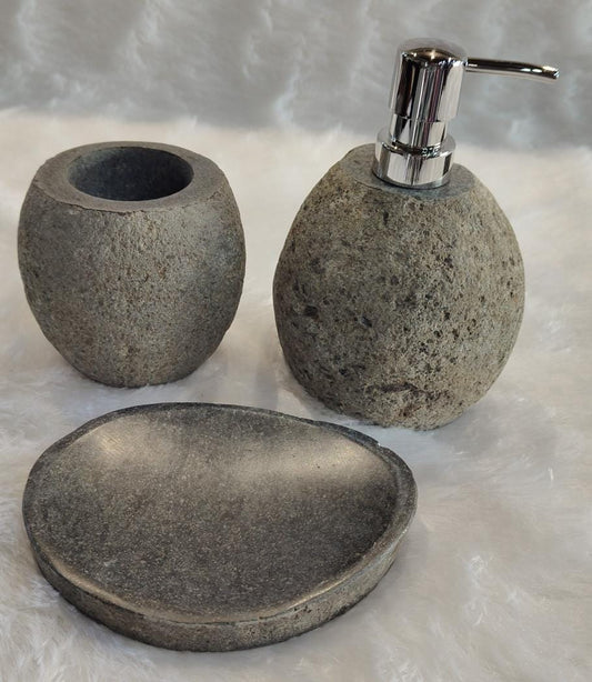 Bali Stone Bathroom Set - BAS-29