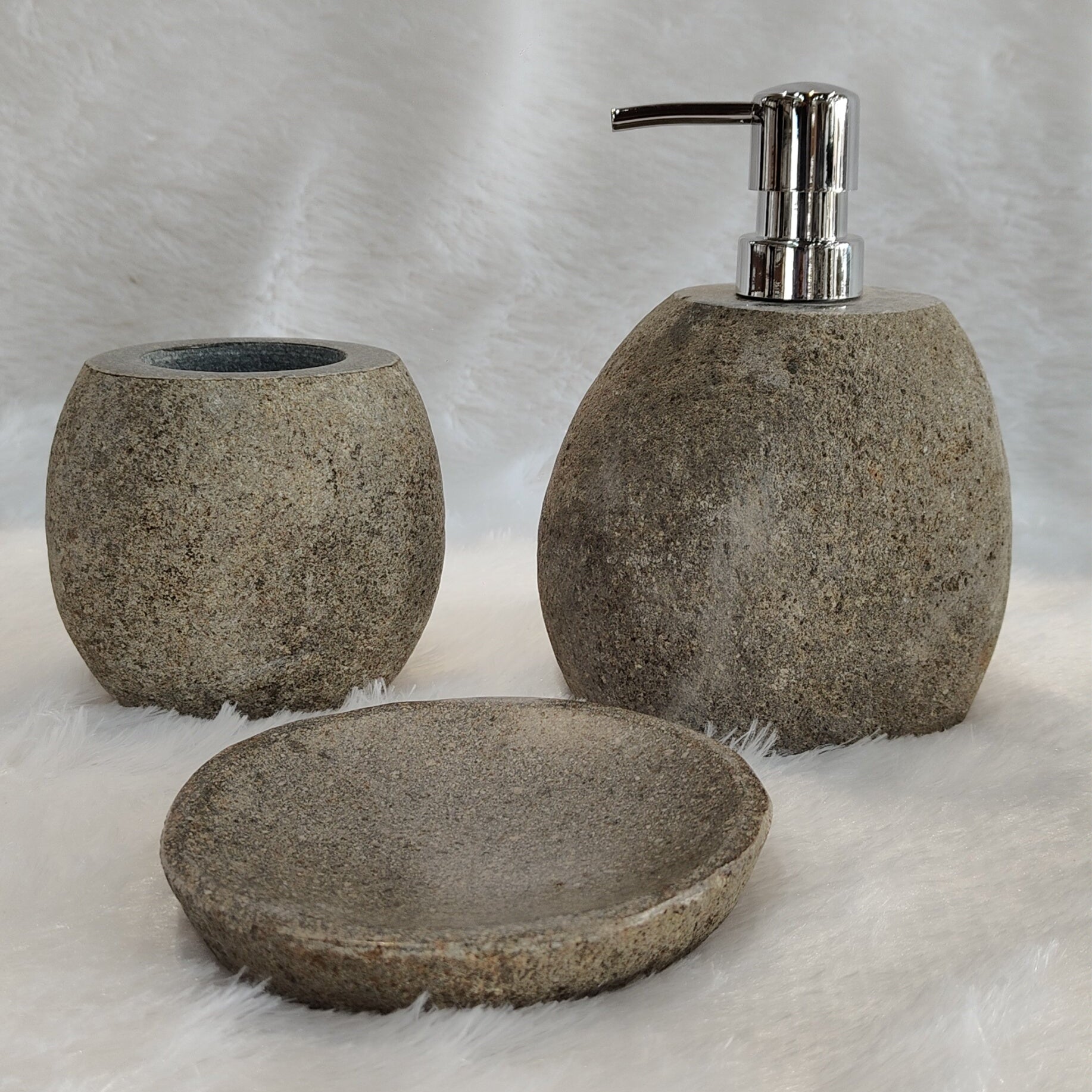 Bali Stone Bathroom Accessories