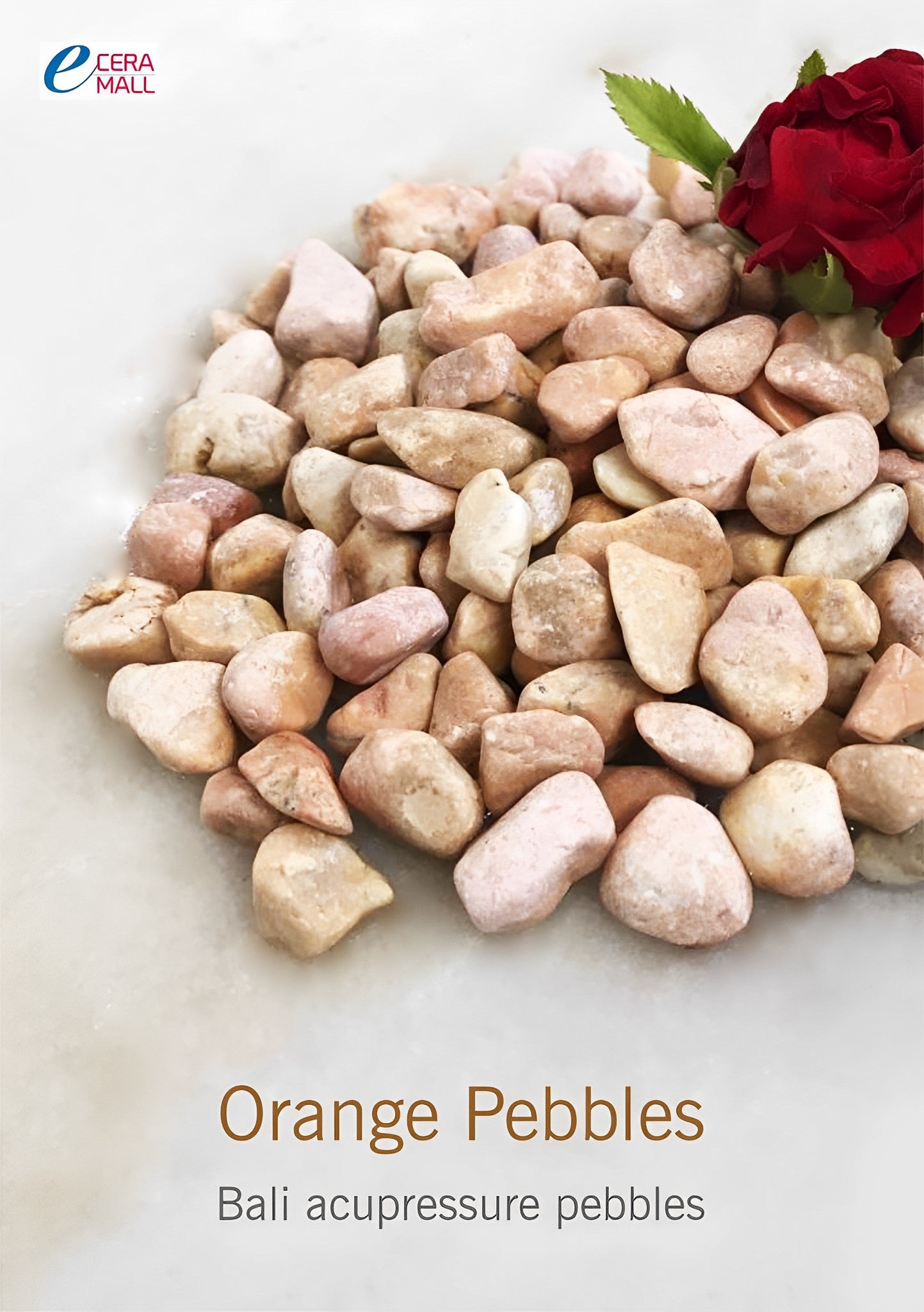 Pebble Stone - Orange in Bali collection