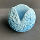 Concrete Blue candle holder