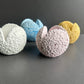 Fore textured concrete Coral bowls in different colors candle holders