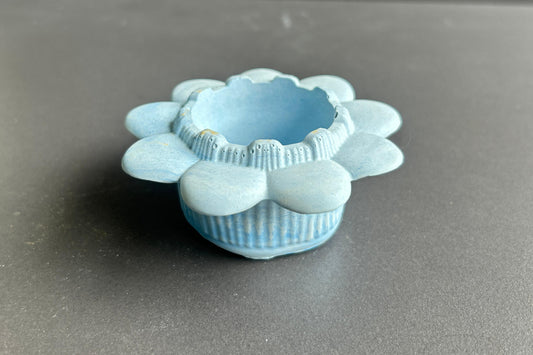 blue Concrete Petal flower-shaped 