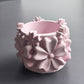 Concrete Flora Charm Tealight Candle Holder - Set of 3 pcs