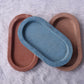 Concrete pastel color small tray
