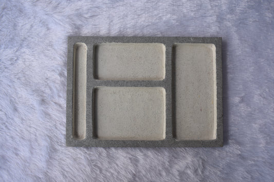 Concrete Desk Organizer