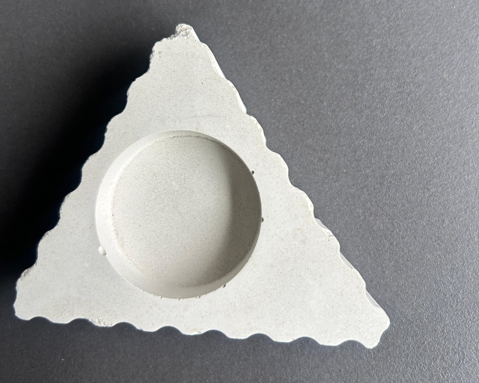 Handmade Triangle tealight holder