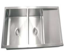 Hafele - DONATA RL-56741025- Double Bowl Sink with Drain Board