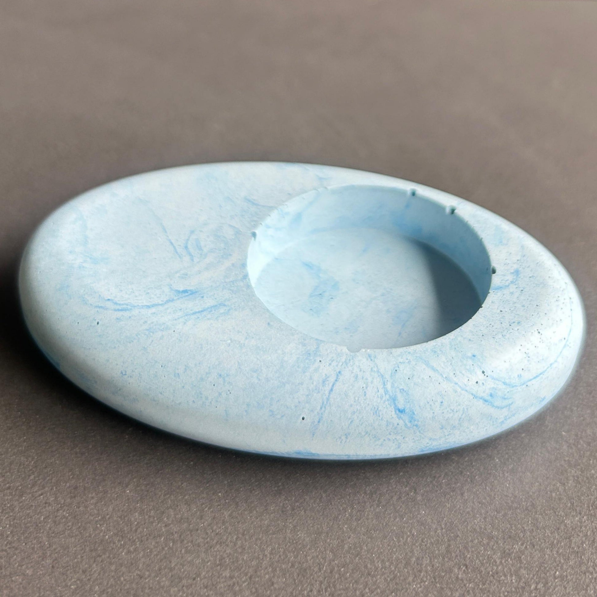 Concrete Eggy Tealight Candle Holder